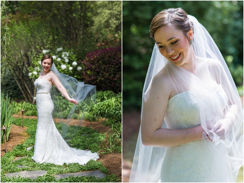 little gardens wedding bridal portraits - allison mah photography
