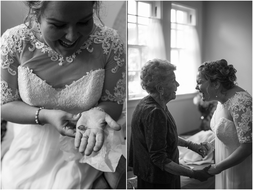 bride with grandmother
