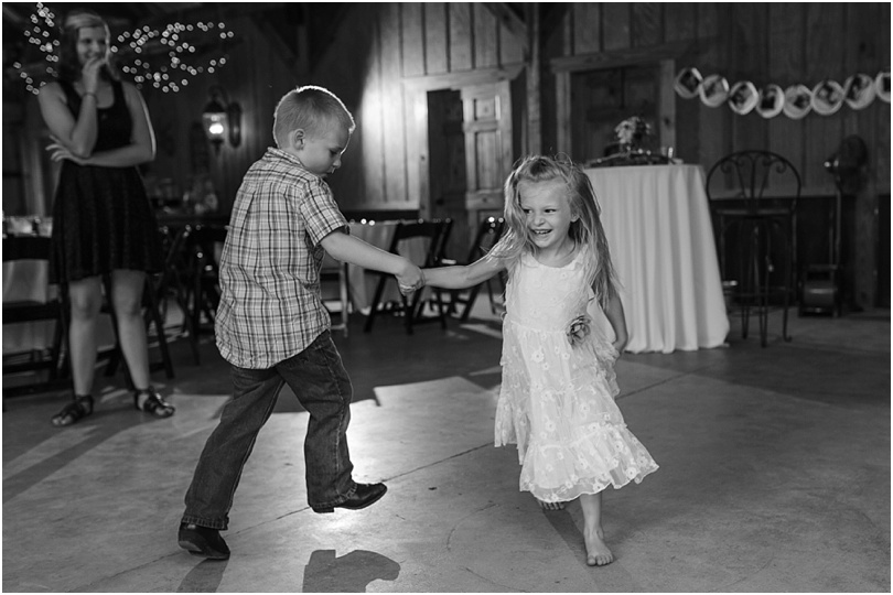 children dancing the night away